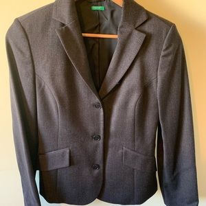 Benetton charcoal color jacket